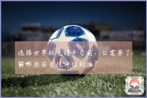 选择世界杯竞猜平台前，你需要了解哪些安全性评估标准？